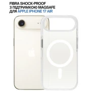 Чехол для мобильного телефона BeCover FIBRA Shock-Proof MagSafe Apple iPhone 17 Air White (715459) (UA)