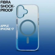 Чехол для мобильного телефона BeCover FIBRA Shock-Proof MagSafe Apple iPhone 17 Blue (715440) (UA)