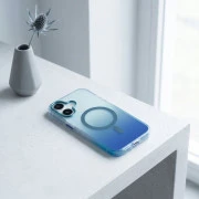 Чехол для мобильного телефона BeCover FIBRA Shock-Proof MagSafe Apple iPhone 17 Blue (715440) (UA)