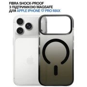 Чехол для мобильного телефона BeCover FIBRA Shock-Proof MagSafe Apple iPhone 17 Pro Max Black (715468) (UA)