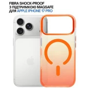 Чехол для мобильного телефона BeCover FIBRA Shock-Proof MagSafe Apple iPhone 17 Pro Orange (715465) (UA)