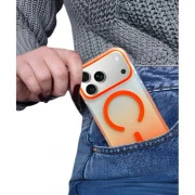 Чехол для мобильного телефона BeCover FIBRA Shock-Proof MagSafe Apple iPhone 17 Pro Orange (715465) (UA)
