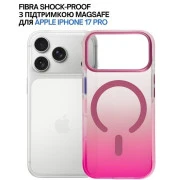 Чехол для мобильного телефона BeCover FIBRA Shock-Proof MagSafe Apple iPhone 17 Pro Pink (715466) (UA)