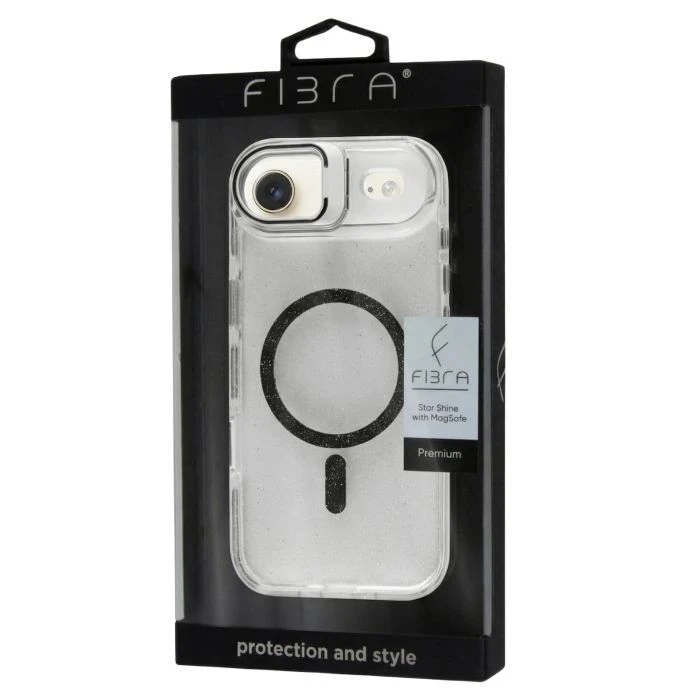 Чехол для мобильного телефона BeCover FIBRA Star Shine MagSafe Apple iPhone 17 Air Black (715418) (UA)