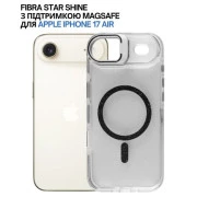 Чехол для мобильного телефона BeCover FIBRA Star Shine MagSafe Apple iPhone 17 Air Black (715418) (UA)