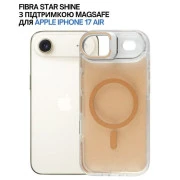 Чехол для мобильного телефона BeCover FIBRA Star Shine MagSafe Apple iPhone 17 Air Desert Gold (715419) (UA)
