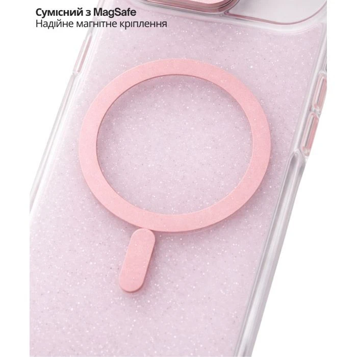 Чехол для мобильного телефона BeCover FIBRA Star Shine MagSafe Apple iPhone 17 Air Light Pink (715421) (UA)