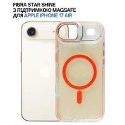 Чохол для мобільного телефона BeCover FIBRA Star Shine MagSafe Apple iPhone 17 Air Orange (715422) (UA)