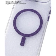 Чохол для мобільного телефону BeCover FIBRA Star Shine MagSafe Apple iPhone 17 Air Purple (715423) (UA)