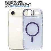 Чохол для мобільного телефону BeCover FIBRA Star Shine MagSafe Apple iPhone 17 Air Purple (715423) (UA)