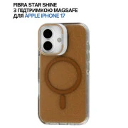 Чехол для мобильного телефона BeCover FIBRA Star Shine MagSafe Apple iPhone 17 Desert Gold (715412) (UA)