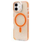 Чохол для мобільного телефону BeCover FIBRA Star Shine MagSafe Apple iPhone 17 Orange (715415) (UA)