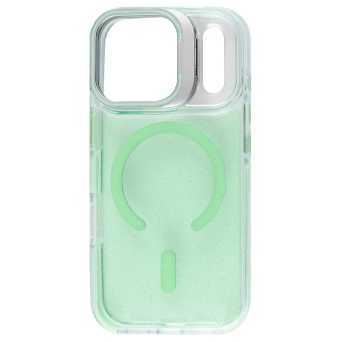 Чохол для мобільного телефону BeCover FIBRA Star Shine MagSafe Apple iPhone 17 Pro Max Green (715434) (UA)