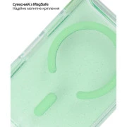 Чехол для мобильного телефона BeCover FIBRA Star Shine MagSafe Apple iPhone 17 Pro Max Green (715434) (UA)