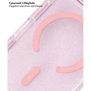 Чехол для мобильного телефона BeCover FIBRA Star Shine MagSafe Apple iPhone 17 Pro Max Light Pink (715435) (UA)