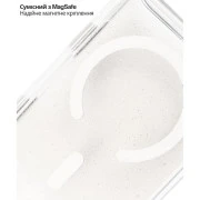 Чехол для мобильного телефона BeCover FIBRA Star Shine MagSafe Apple iPhone 17 Pro Max White (715438) (UA)