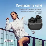 СolorWay Slim TWS-5 Навушники Black (CW-TWS5BK) (UA)