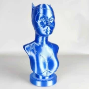 Пластик для 3D-принтера AzureFilm PLA SILK 1,75mm 1kg Ocean Blue (FL171-5020) (UA)