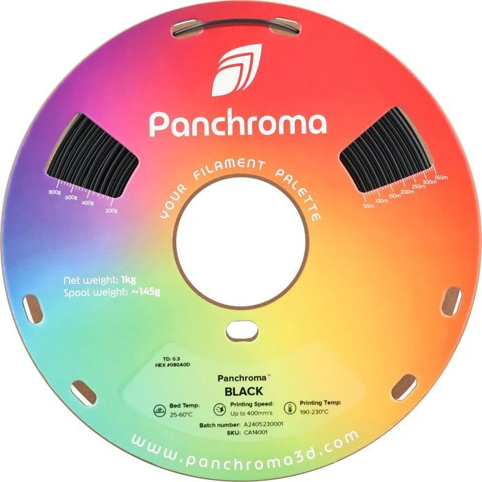 Пластик для 3D-принтера Polymaker PANCHROMA CoPE 1,75mm 1kg BLACK (CA14001) (UA) Тип пластика: CoPE; Диаметр: 1.75 мм;