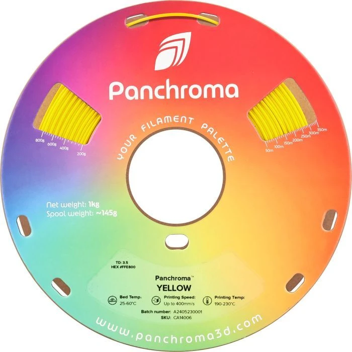 Пластик для 3D-принтера Polymaker PANCHROMA CoPE 1,75mm 1kg YELLOW (CA14006) (UA) Тип пластика: CoPE; Диаметр: 1.75 мм;