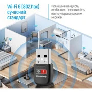 Мережева карта Wi-Fi ColorWay CW-AD-W1 (UA)