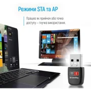 Мережева карта Wi-Fi ColorWay CW-AD-W1 (UA)