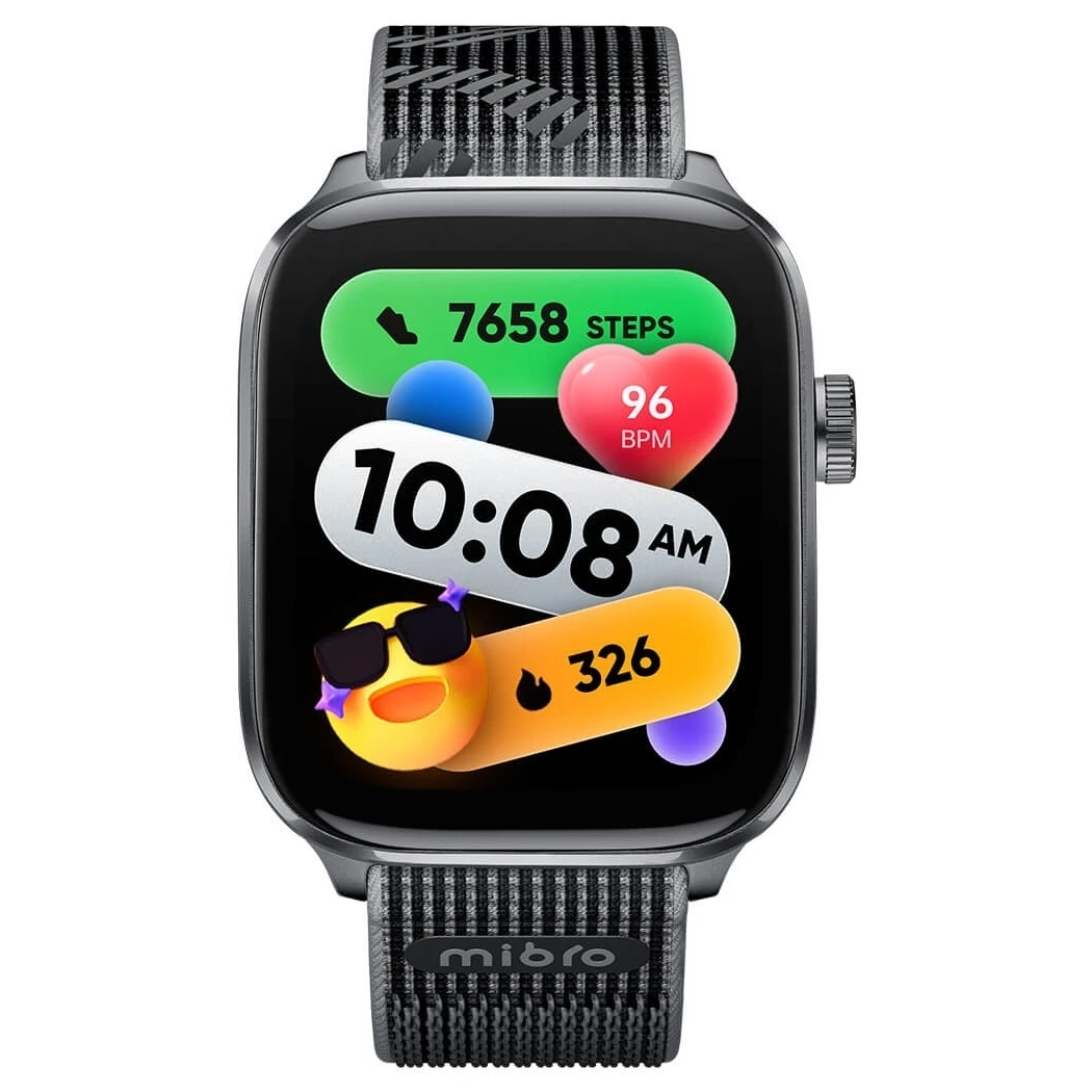 Смарт-часы Mibro Fit Black (UA) Совместимость с ОС: iOS, Android OS;