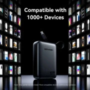 Vention 20000mAh 45W Mini with Built-in USB-C Gray (FHGH0) (UA)