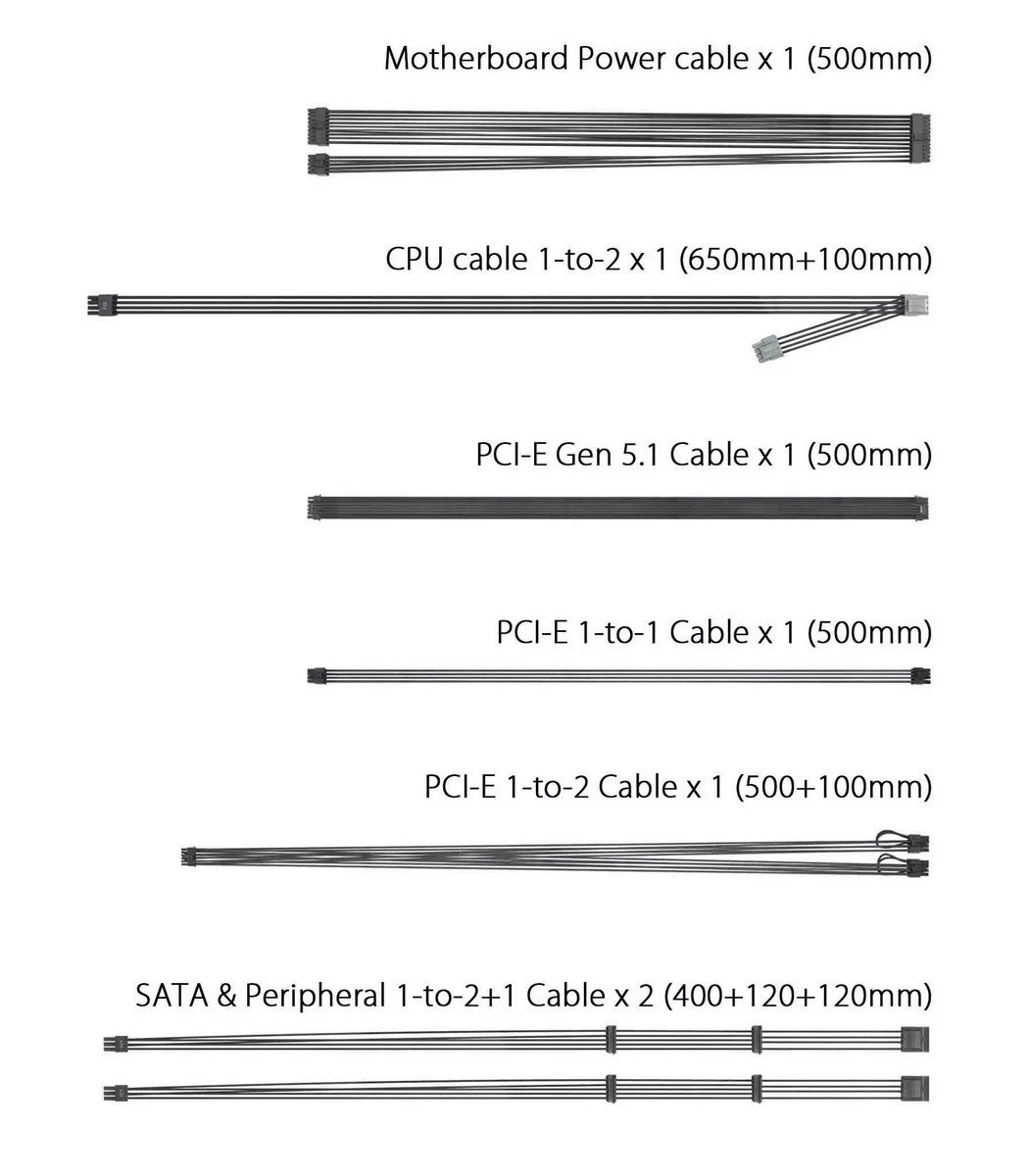 Asus TUF Gaming 850W Gold EVO (90YE00SA-B0NA00) (UA)