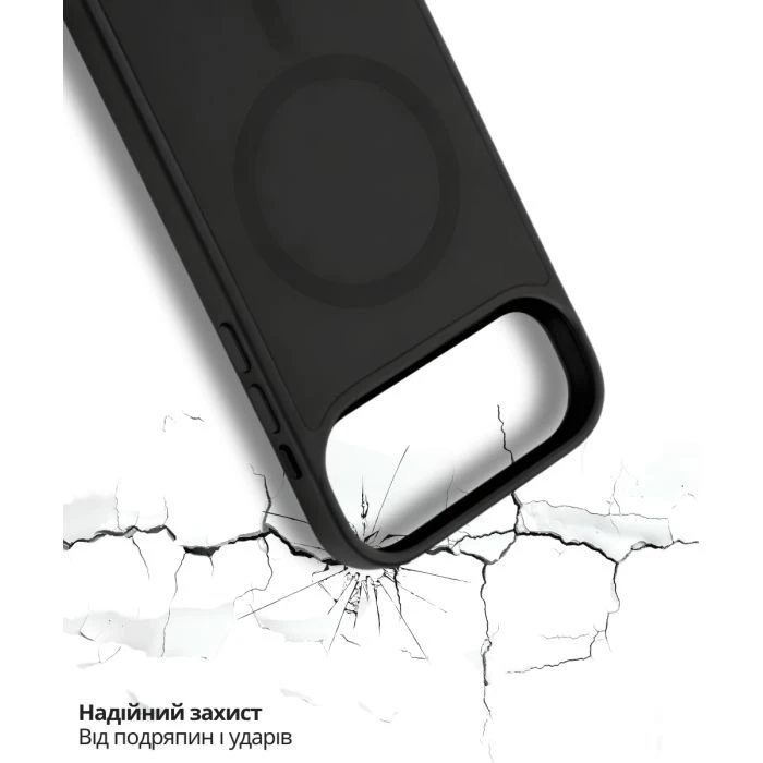 Чохол для мобільного телефону BeCover FIBRA ArcLine MagSafe Apple iPhone 17 Air Black (715375) (UA)