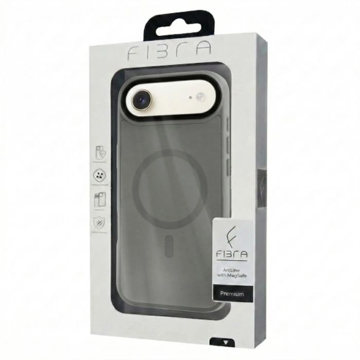 Чехол для мобильного телефона BeCover FIBRA ArcLine MagSafe Apple iPhone 17 Air Gray (715377) (UA)