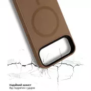 Чохол для мобільного телефону BeCover FIBRA ArcLine MagSafe Apple iPhone 17 Pro Max Brown (715388) (UA)