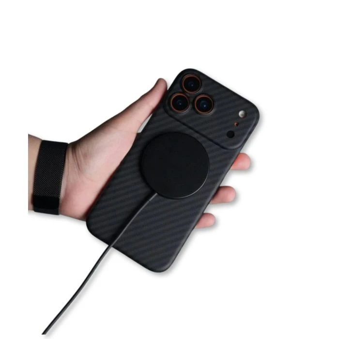 Чехол для мобильного телефона BeCover FIBRA Carbonite MagSafe Apple iPhone 17 Pro Max Black (715410) (UA)