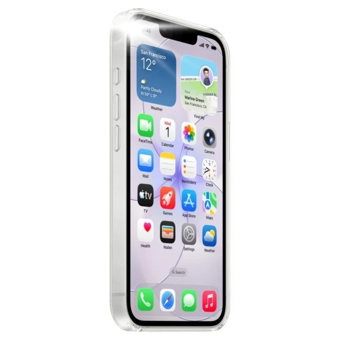 Чохол для мобільного телефона BeCover FIBRA Crystal MagSafe Apple iPhone 17 Pro (715369) (UA)