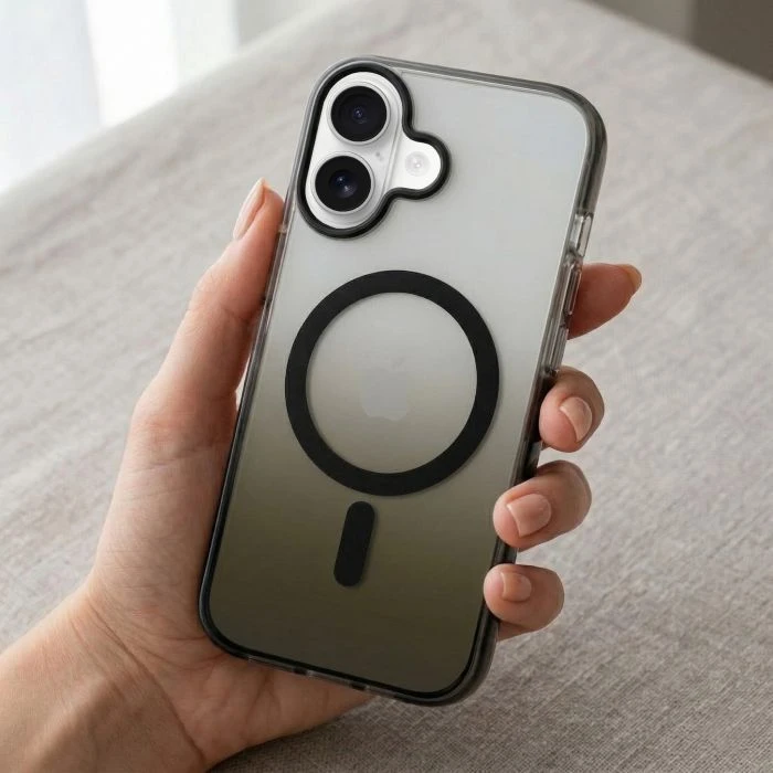 Чохол для мобільного телефону BeCover FIBRA Shock-Proof MagSafe Apple iPhone 17 Black (715439) (UA)