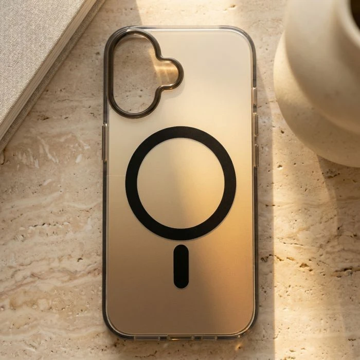 Чохол для мобільного телефону BeCover FIBRA Shock-Proof MagSafe Apple iPhone 17 Clay (715441) (UA)