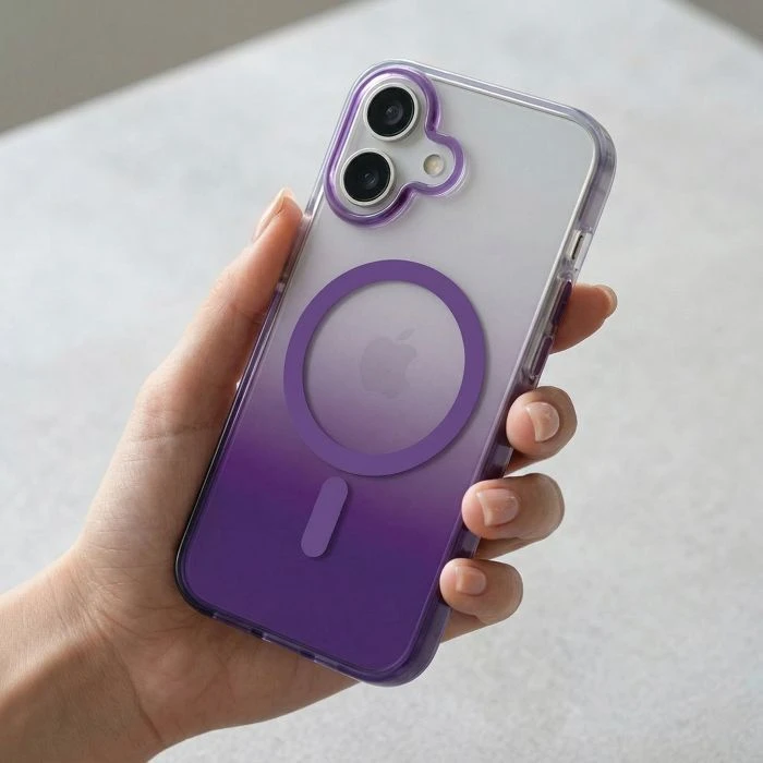 Чохол для мобільного телефону BeCover FIBRA Shock-Proof MagSafe Apple iPhone 17 Deep Purple (715442) (UA)