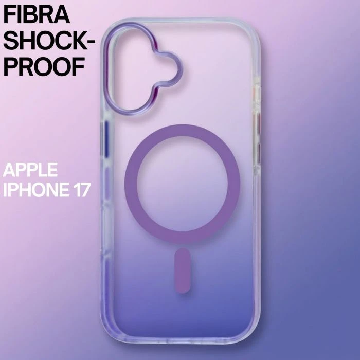 Чохол для мобільного телефону BeCover FIBRA Shock-Proof MagSafe Apple iPhone 17 Light Purple (715445) (UA)