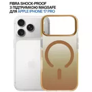 Чохол для мобільного телефону BeCover FIBRA Shock-Proof MagSafe Apple iPhone 17 Pro Gold (715463) (UA)