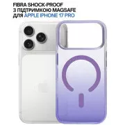 Чохол для мобільного телефону BeCover FIBRA Shock-Proof MagSafe Apple iPhone 17 Pro Light Purple (715464) (UA)