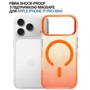 Чохол для мобільного телефона BeCover FIBRA Shock-Proof MagSafe Apple iPhone 17 Pro Max Orange (715473) (UA)