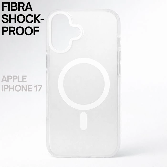 Чохол для мобільного телефону BeCover FIBRA Shock-Proof MagSafe Apple iPhone 17 White (715448) (UA)