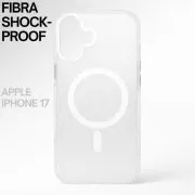 Чохол для мобільного телефону BeCover FIBRA Shock-Proof MagSafe Apple iPhone 17 White (715448) (UA)