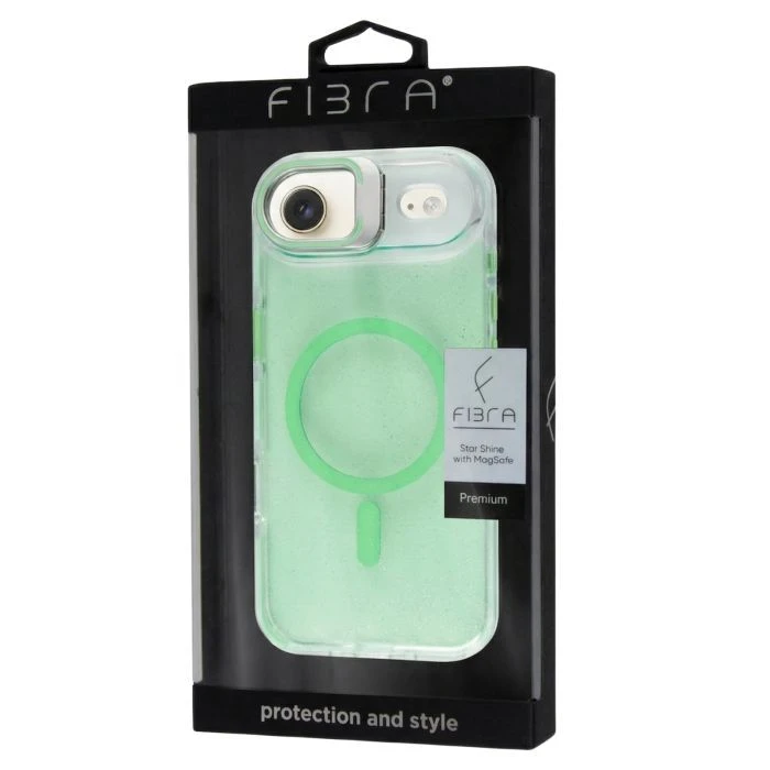 Чехол для мобильного телефона BeCover FIBRA Star Shine MagSafe Apple iPhone 17 Air Green (715420) (UA)