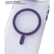 Чохол для мобільного телефону BeCover FIBRA Star Shine MagSafe Apple iPhone 17 Air Purple (715423) (UA)