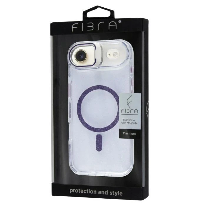 Чехол для мобильного телефона BeCover FIBRA Star Shine MagSafe Apple iPhone 17 Air Purple (715423) (UA)