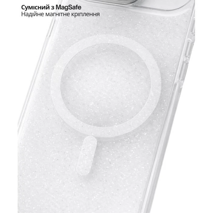 Чохол для мобільного телефону BeCover FIBRA Star Shine MagSafe Apple iPhone 17 Air White (715424) (UA)