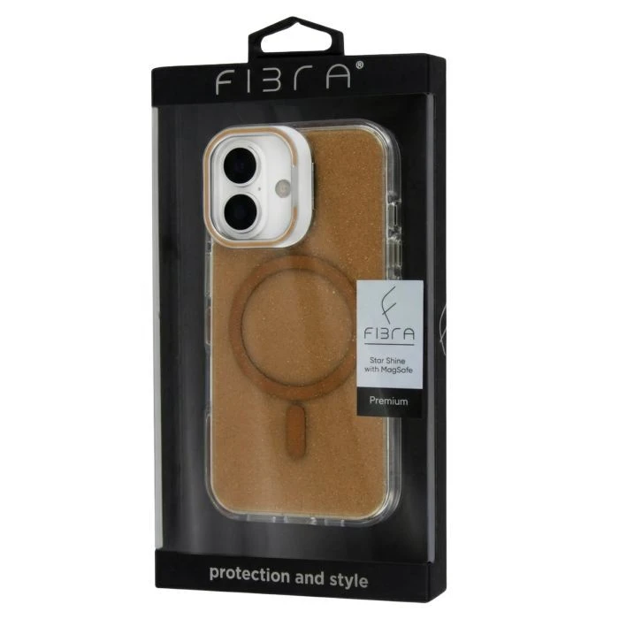 Чохол для мобільного телефону BeCover FIBRA Star Shine MagSafe Apple iPhone 17 Desert Gold (715412) (UA)