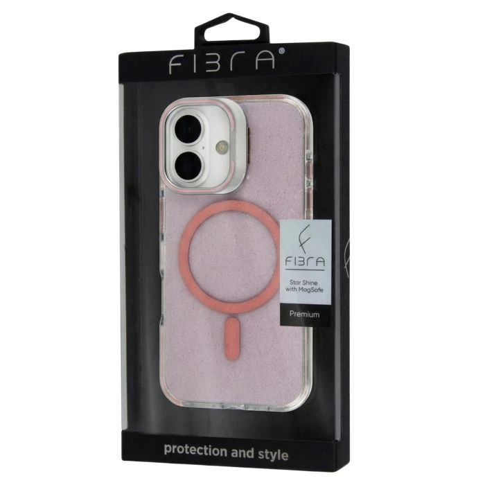 Чохол для мобільного телефону BeCover FIBRA Star Shine MagSafe Apple iPhone 17 Light Pink (715414) (UA)