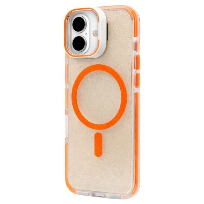 Чехол для мобильного телефона BeCover FIBRA Star Shine MagSafe Apple iPhone 17 Orange (715415) (UA)